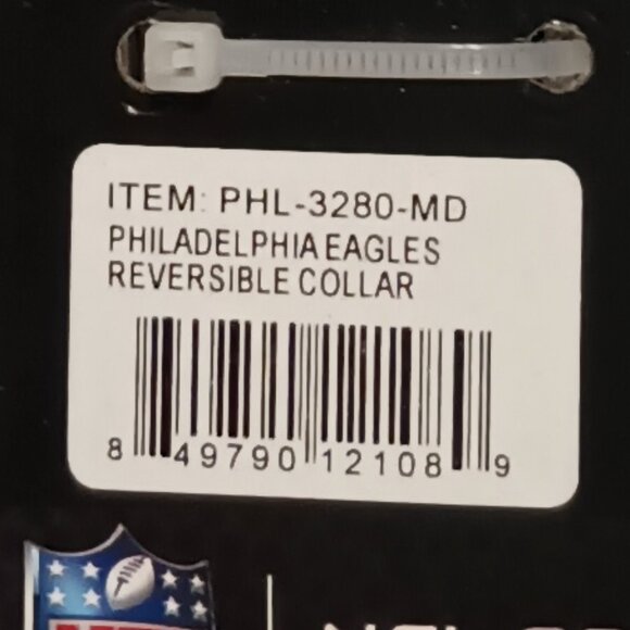 NEW Pets First Philadelphia Eagles Reversible NFL Dog Collar Size Medium - Picture 6 of 7